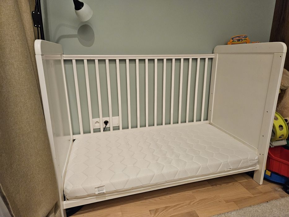 Łóżeczko + materac Woodies 120x60