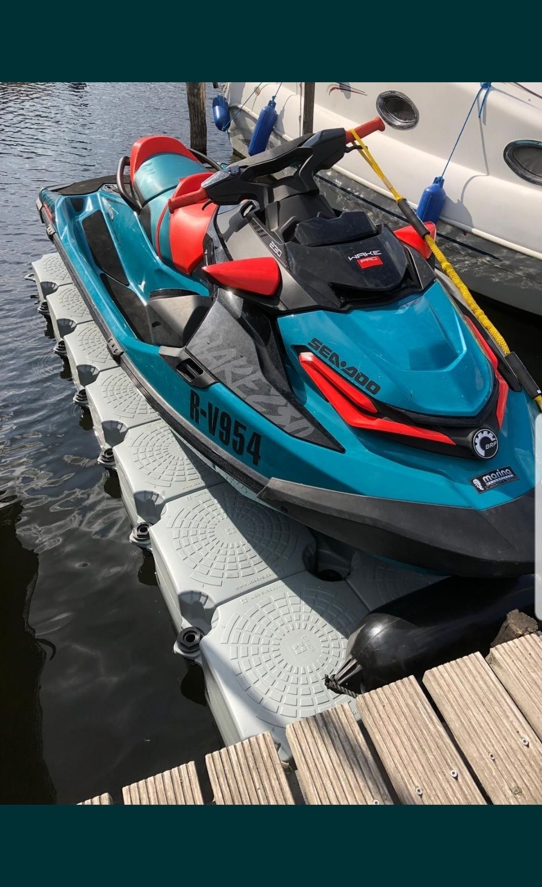 Platforma skuter wodny Sea doo Yamaha Kawasaki pomost port hydroport