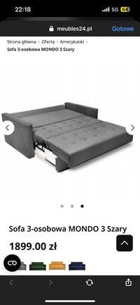 Sofa Mondo 3 Stan Idealny