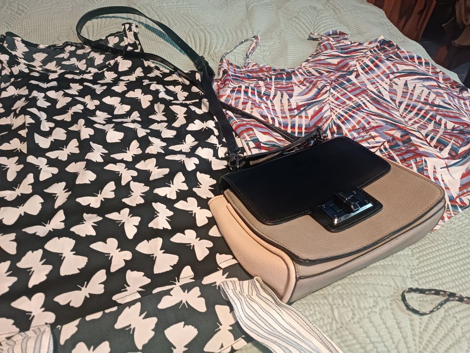 Letnie na lato zestaw paka ubrań 36 S 38 M Promod GAP bucket hat house