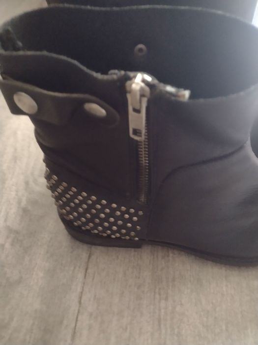 Skórzane buty damskie r. 37