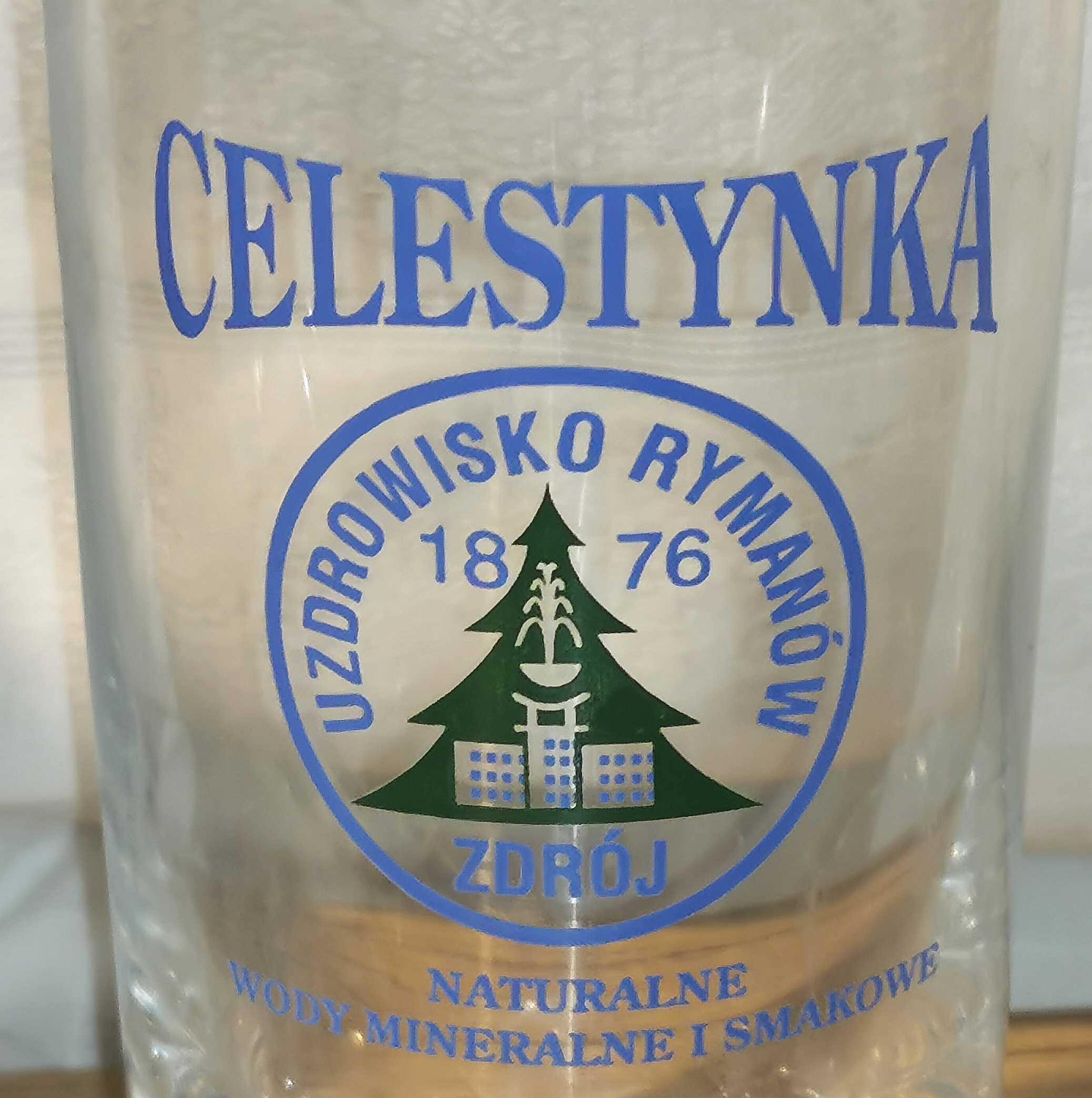Komplet 6 szklanek kolekcjonerskich Celestynka -Uzdrowisko Rymanów
