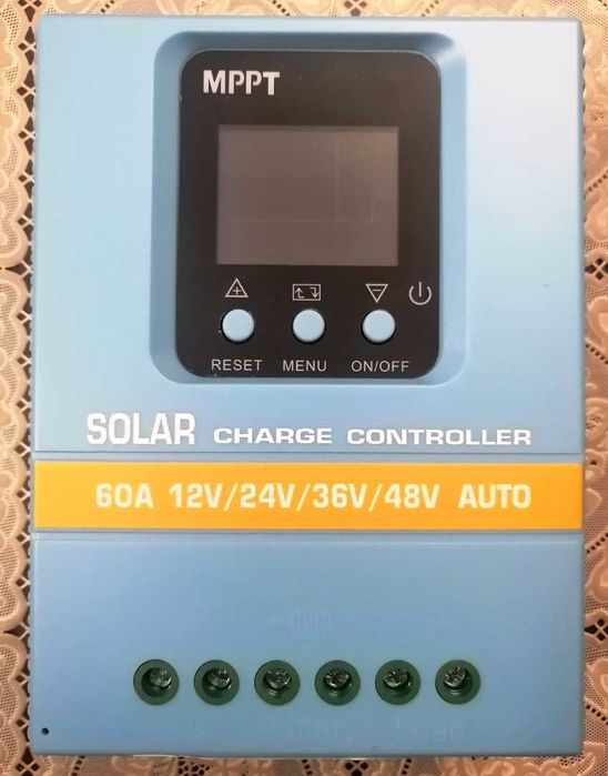 МРРТ 60A контролер заряду АКБ від сонячних панелей 12-24-36-48в PV100V