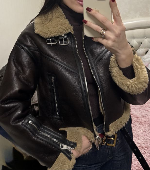 Дублянка  Bershka шоколад Xs