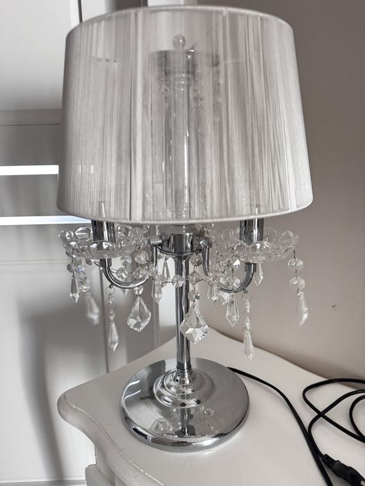 Lampa stołowa glamour