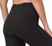 legginsy spodnie damskie karbowane antycellulitowe push up s/m miego