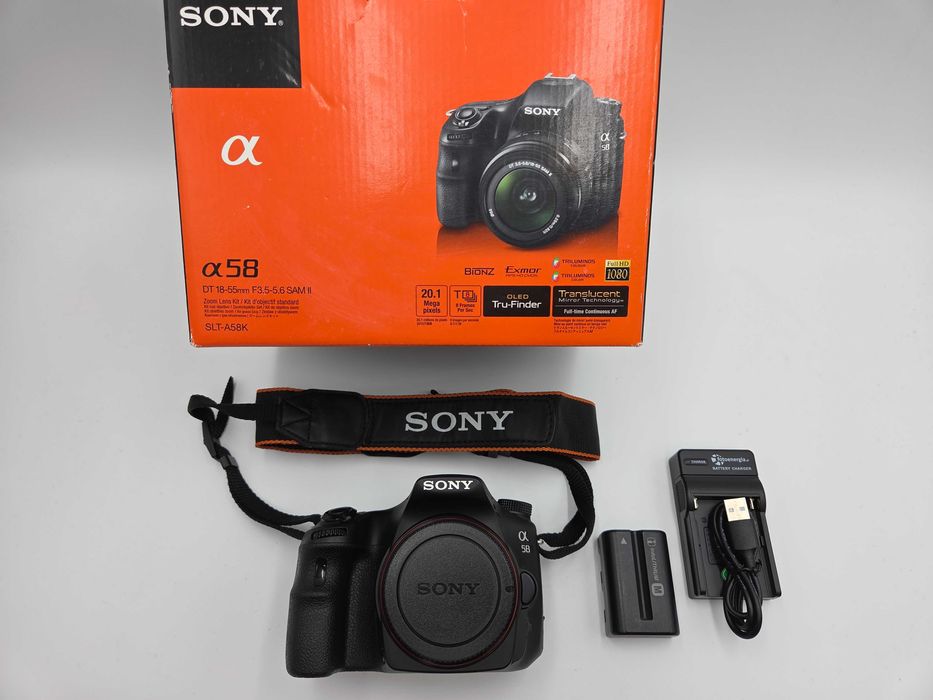 WYPRZEDAŻ Aparat Sony A58 body - tylko 6 tys. zdjęć - jak nowy