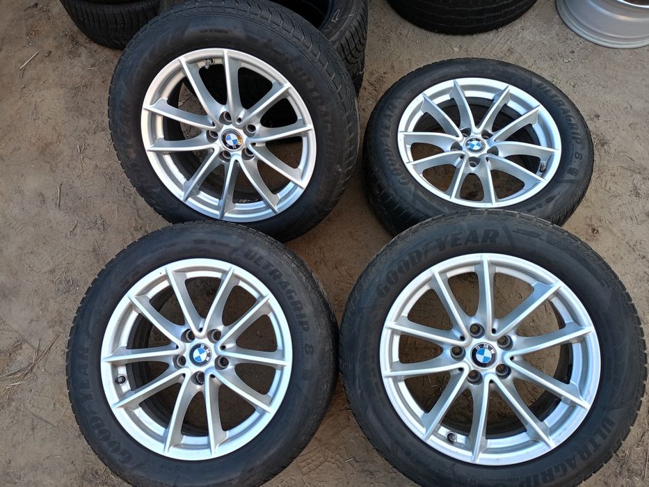 Koła alufelgi 5x112 17" oryginał BMW Audi Vw+ opony zima 225/55 R17