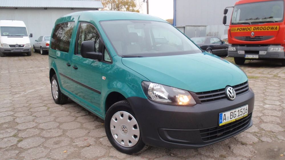 Volkswagen Caddy sprowadzony - 1-właściciel - bezwypadkowy - serwisowany - tdi - klima