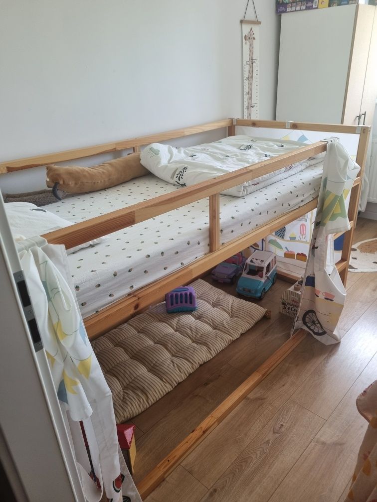 Łóżko pietrowe, dwustronne IKEA Kura + GRATIS! 90 x 200