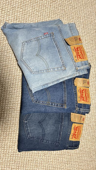 Джинсы LEVIS w40 L32 модель 512 и 510