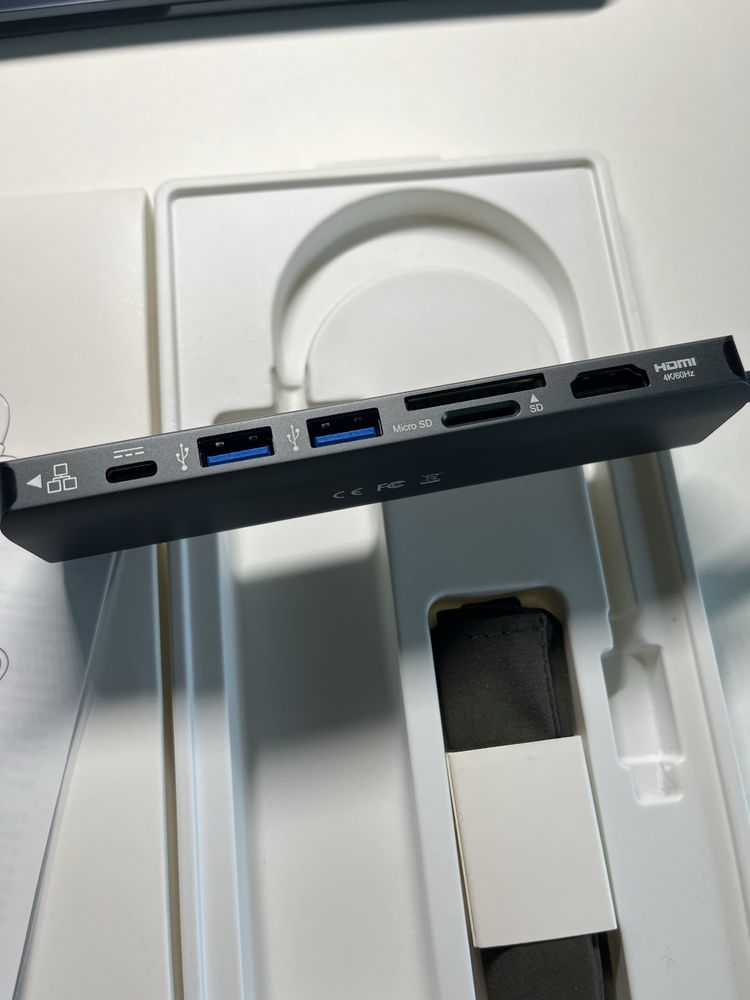 Hub DOCK USB DockTeck DD0003 STACJA DOKUJĄCA 7w1 LAN Macbook M1 M2 M3