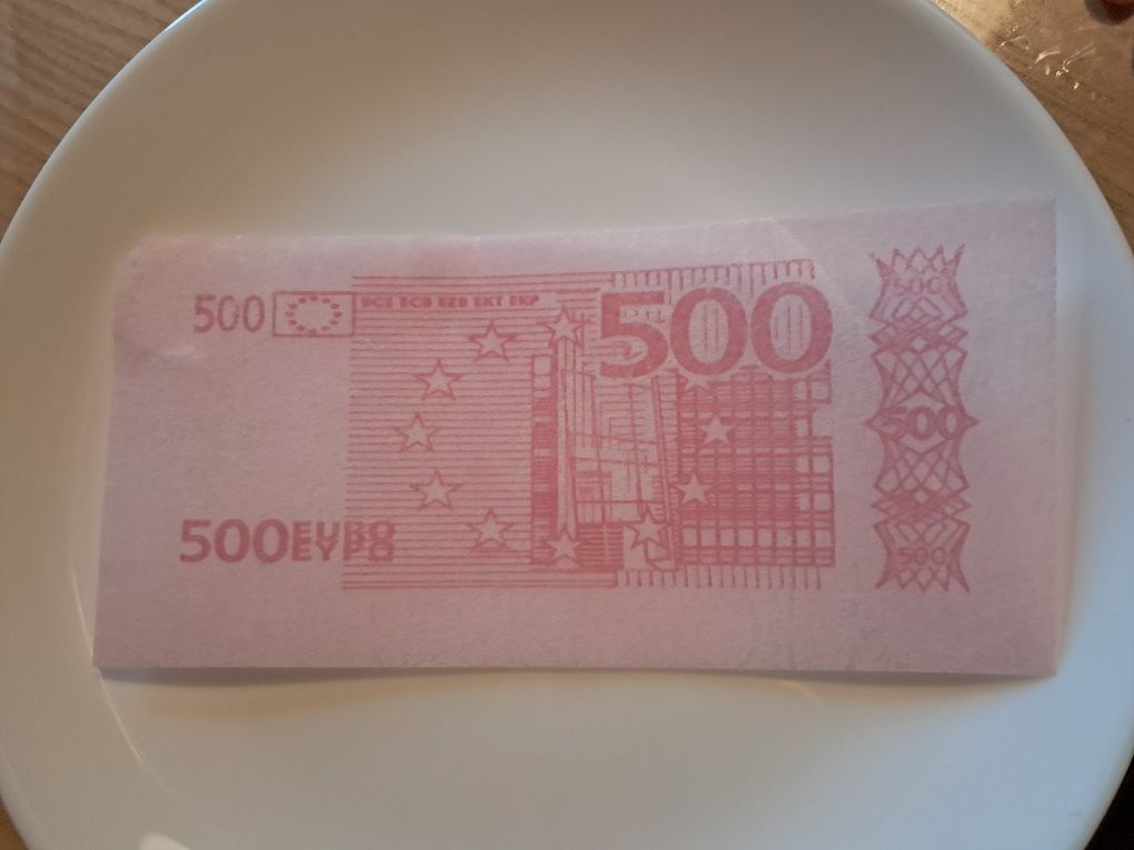 Їстівні гроші Quintin Sweet Money сувенір купюра 500 евро