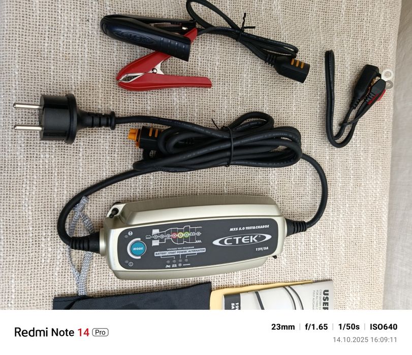 Ładowarka prostownik CTEK MXS 5.0 12V 5A – automatyczna, do akumulator