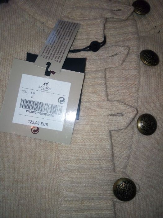Camisola Sacoor Brothers, em lã de toque suave - NOVA c/ etiqueta