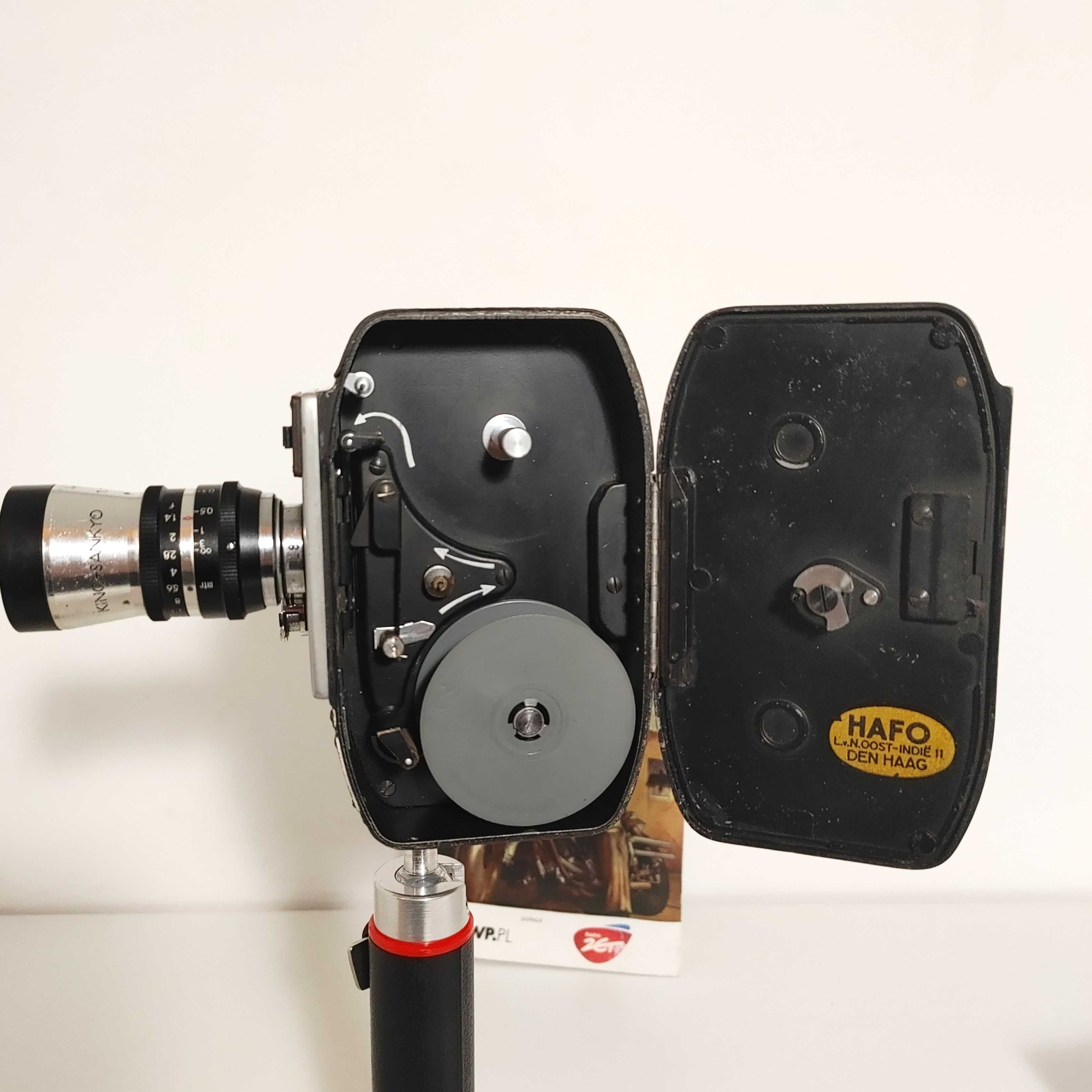 Kamera filmowa 8mm Paillard Bolex z dwoma obiektywami 1942 rok