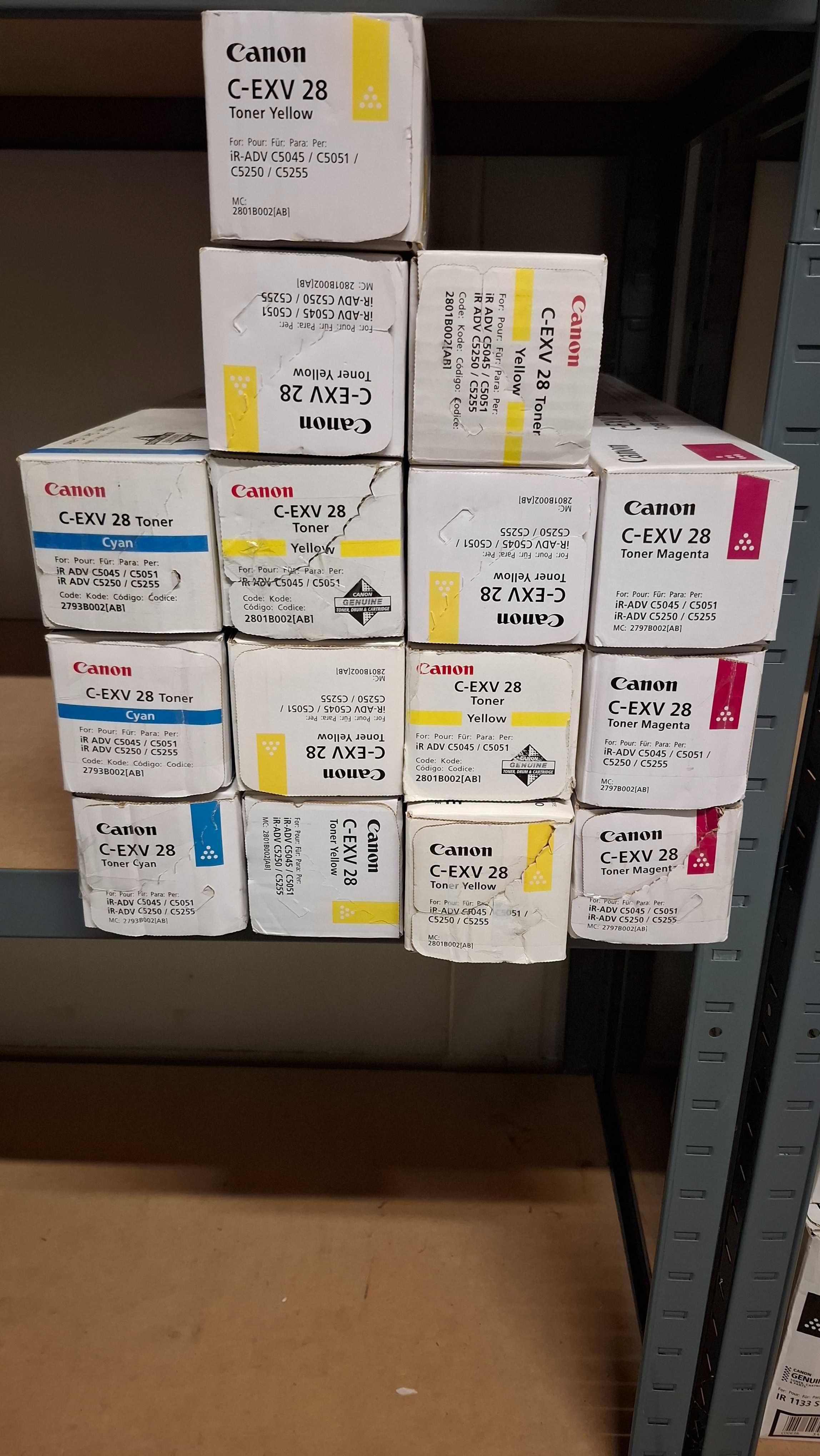Toner Canon C-EXV 28 (Cyan, Magenta, Yellow) FV ! Nowe, oryginalne