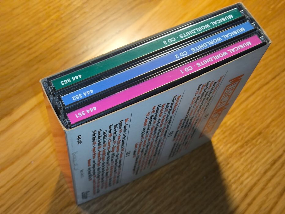 MUSICAL WORLDHITS - zestaw 3 płyt CD (Exclusiv, nr kat. 444 350)