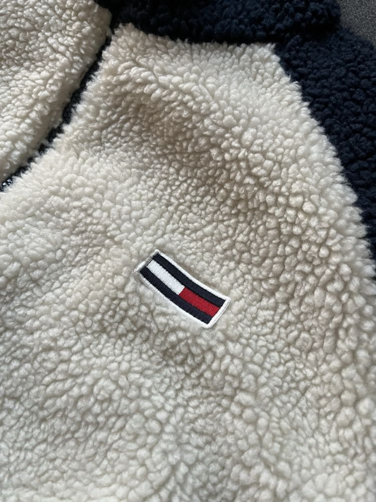 Kurtka dwustronna Tommy Hilfiger Sherpa