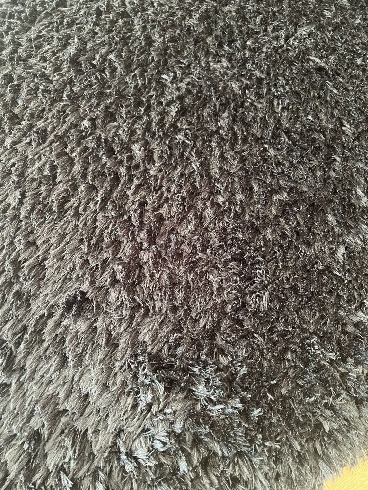 Tapete/Carpete Preto Pelo Grande 2.00 X 1.40