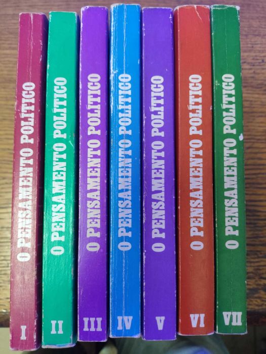 O PENSAMENTO POLÍTICO – 7 Vols. * Umberto Cerroni 1974