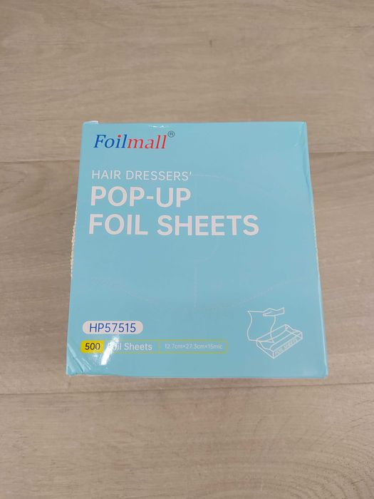 Foilmall Pop up Folia aluminiowa 500 arkuszy OPIS