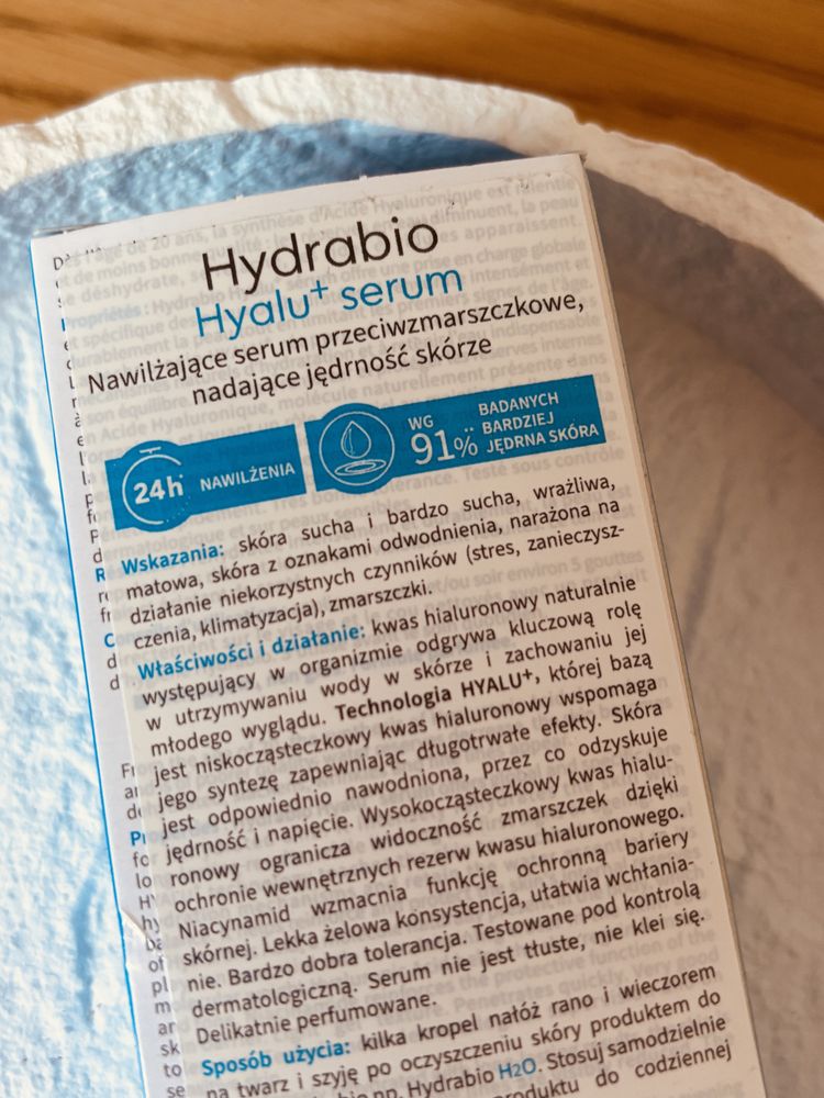 Bioderma Hydrabio Hyalu+ serum nawilżająco wygładzające nowe