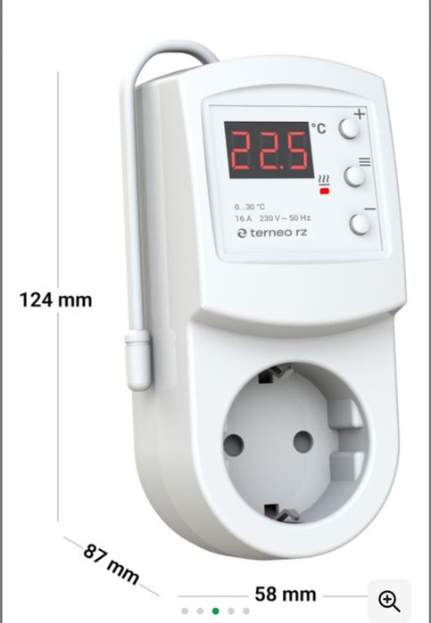 Терморегулятор Terneo rz для інфрачервоних панелей з таймером