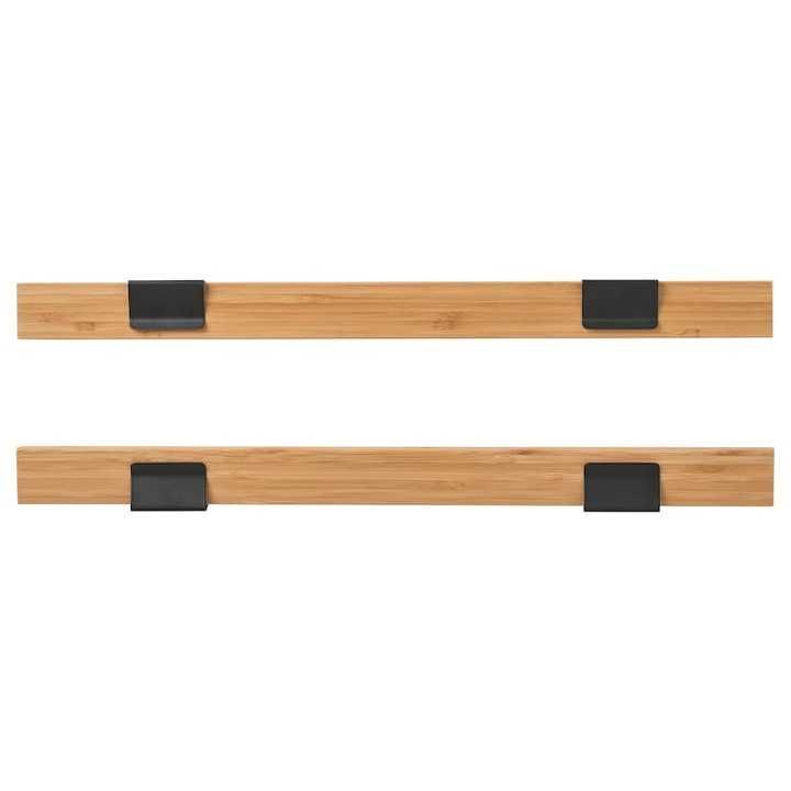 Suporte p/poster bambu 40cm VISBÄCK IKEA (inclui+2 suportes s/ molas)