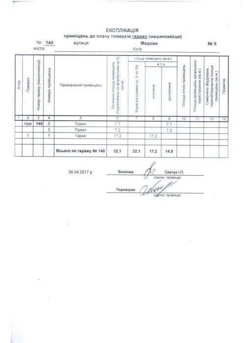 Гаражний бокс у двох рівнях в ГСК «Мрія»  цілодобова охорона, шлагбаум