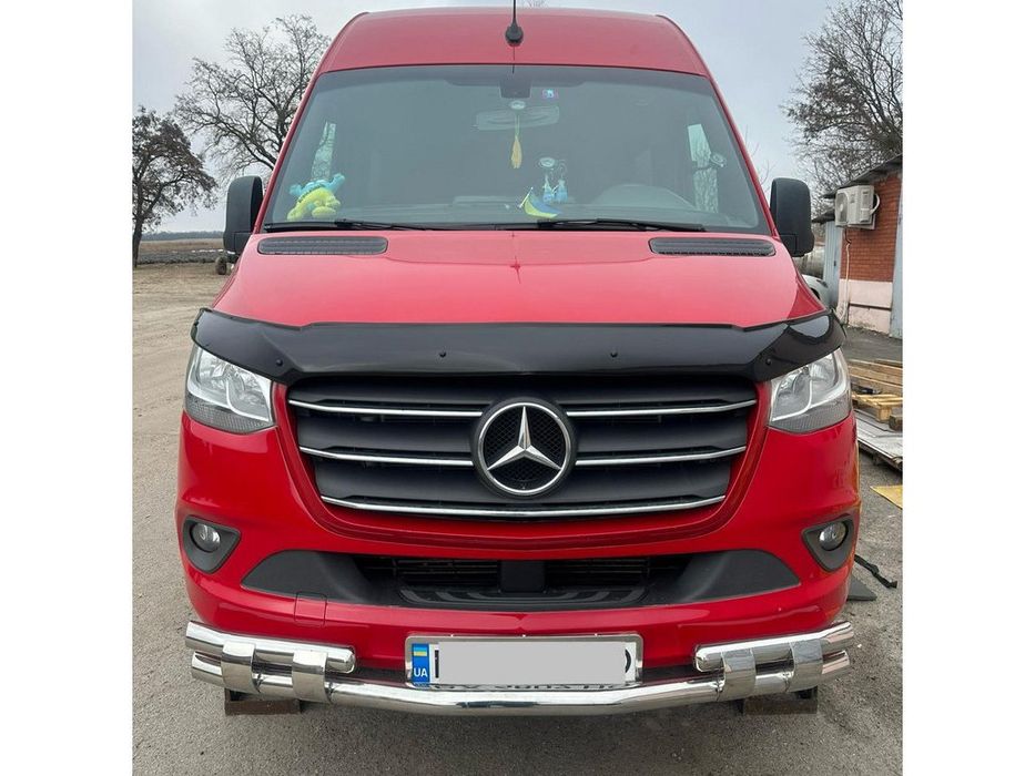 Mercedes Sprinter W907/W910 2018- гг. Передняя нижняя дуга Shark