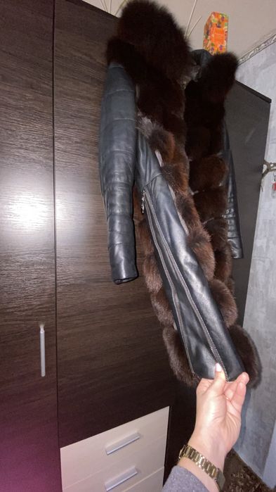 Шуба / желетка із песця 2 в одному