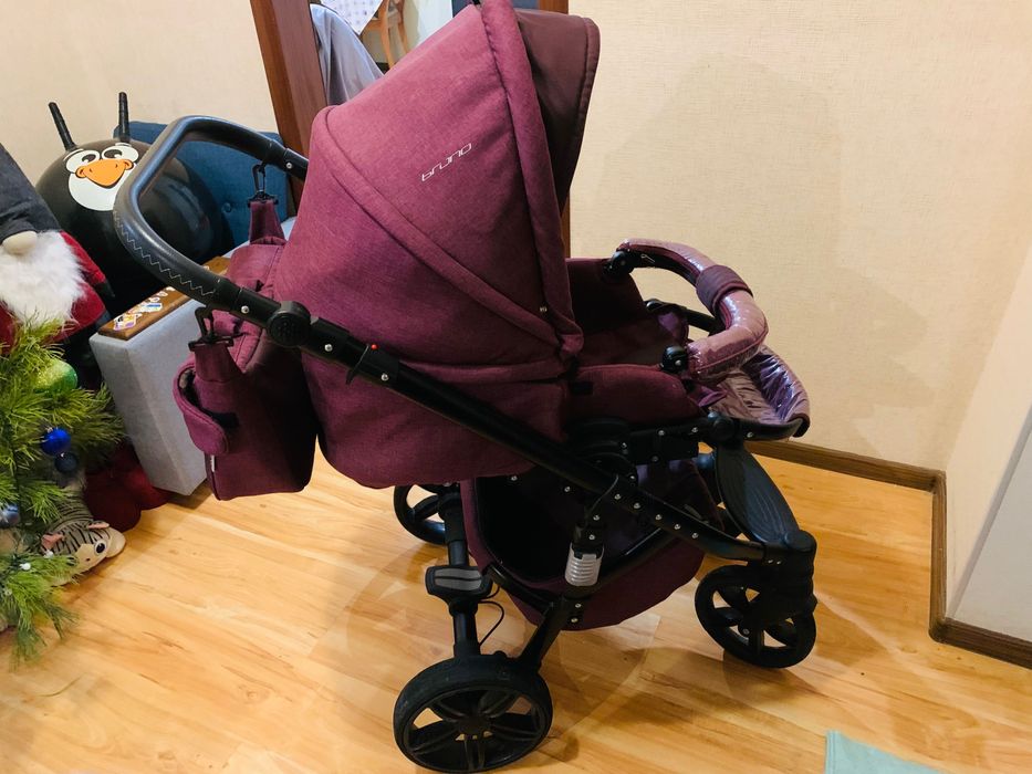 Дитяча універсальна коляска 2 в 1 Riko Brano Natural 03 Purple