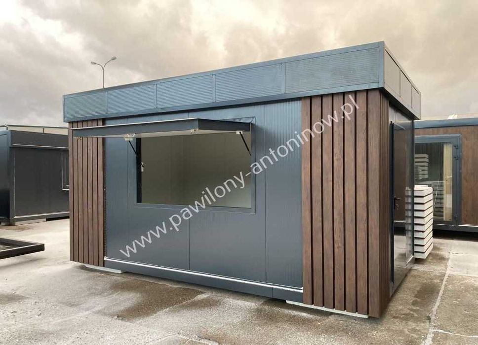 NOWY Pawilon Handlowy Kontener Gastronomiczny Sklep Kiosk - PRODUCENT