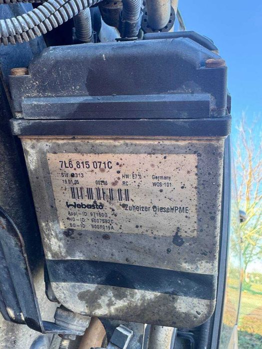 Вебасто Webasto автономка пічка Volkswagen Touareg T5 7L6815071C