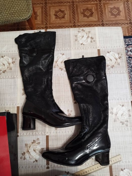 Чоботи весня/осінь кожаная 39р.