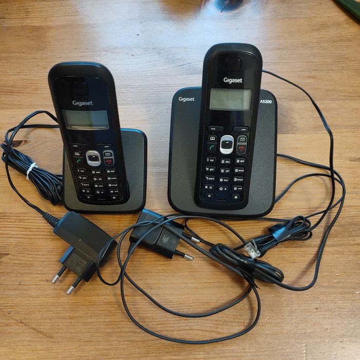 Telefon GIGASET AS200 bezprzewodowy stacjonarny