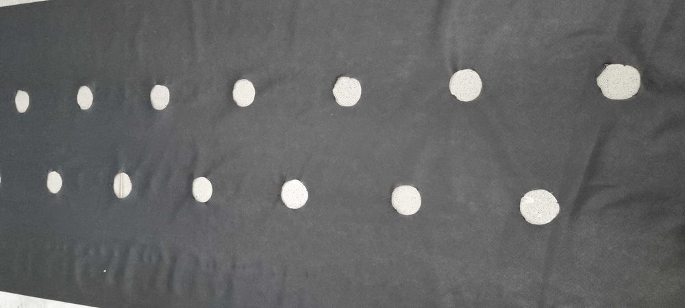 Agrowłóknina z otworami 1,2 m x 500 m długości