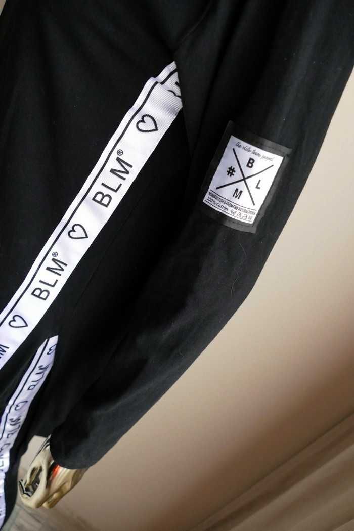 BLM By love My komplet dres z lampasami logo asymetryczny S-M