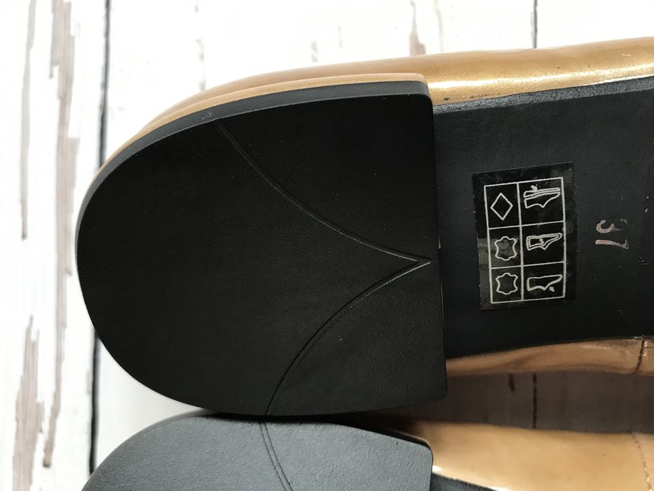 Damskie Lakierkowe Baleriny 7mil Luxury Brand Skóra 37 Nowe 549 zł !