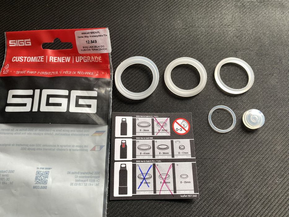 Uszczelki do butelek bidonów termosów SIGG