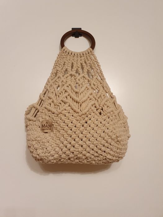 Torebka boho, makrama