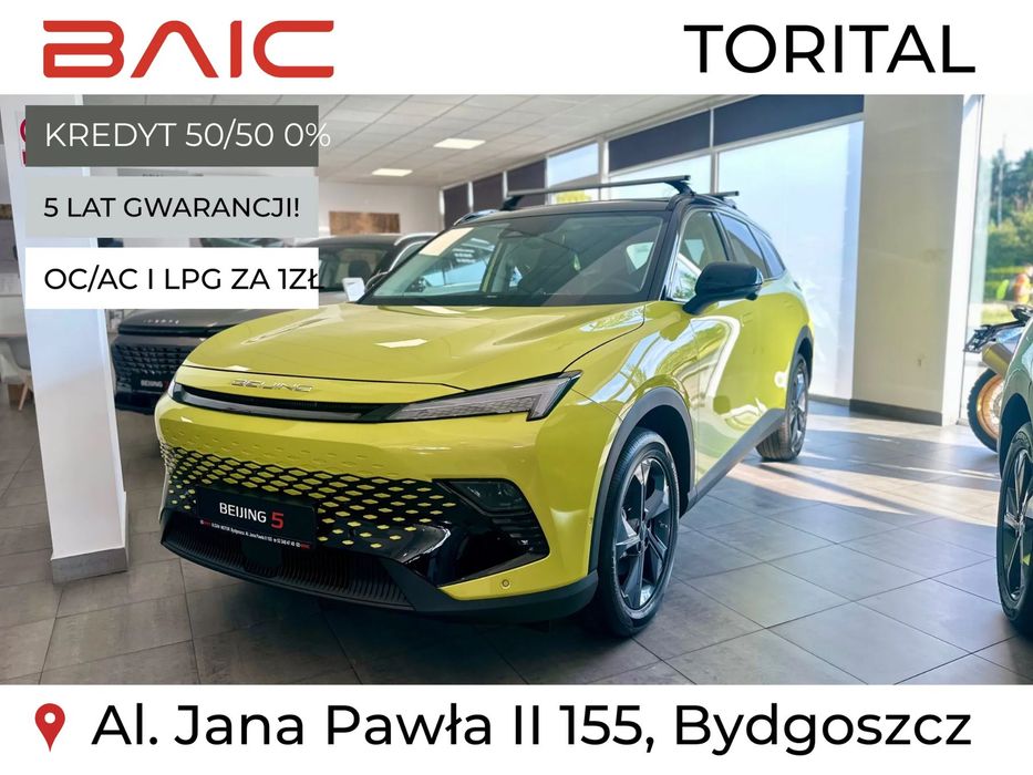 BAIC 5 Auto od ręki, kredyt 50/50 0%! Możliwość założenia instalacji LPG.