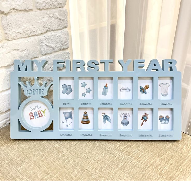Фоторамка 0-12 місяців . Дитяча фоторамка