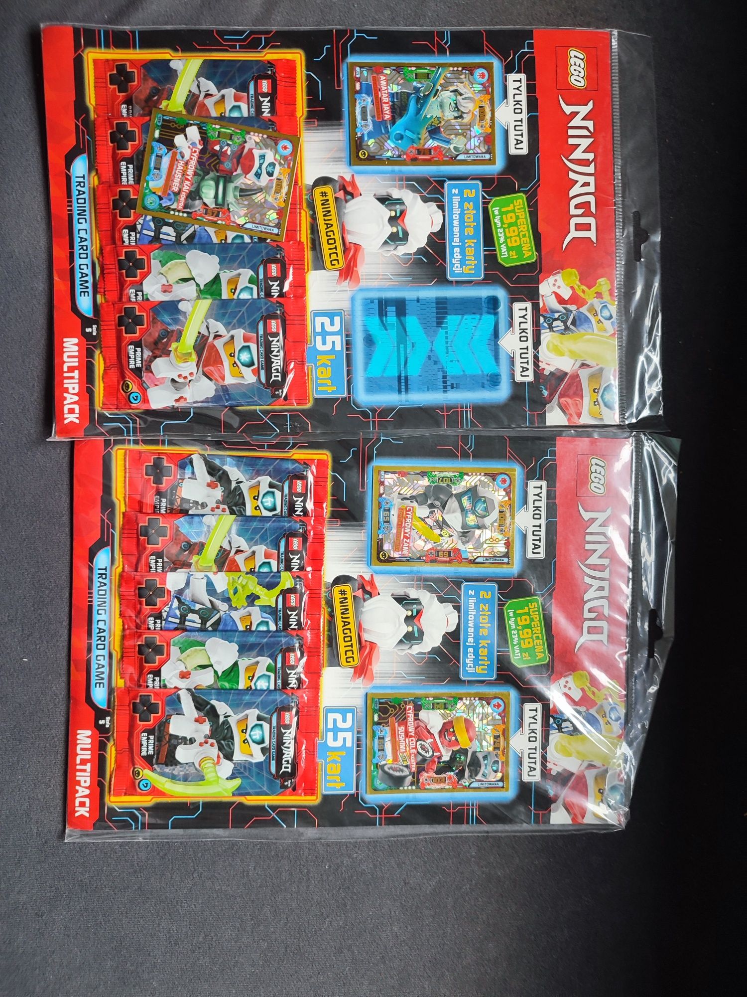 2x multipack lego ninjago 5 prime