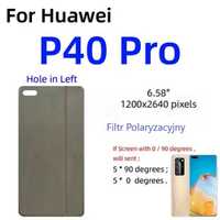 HUAWEI P40 PRO filtr polaryzacyjny do OLED, klej OCA