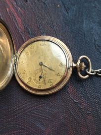 Zegarek Ancre de Precision, kieszonkowy, pozłacany, ponad 100-letni