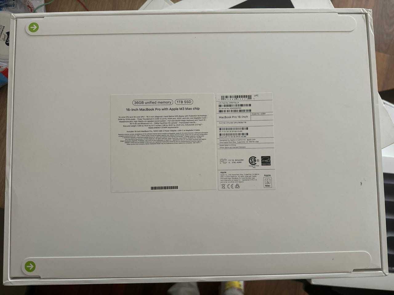 MacBook Pro 16" M3 Max 36Gb/1TB Silver (MRW73)