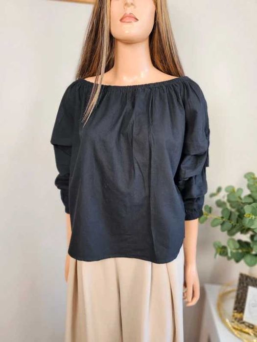 Bluzka damska czarna Sparkz bawełna casual M 38