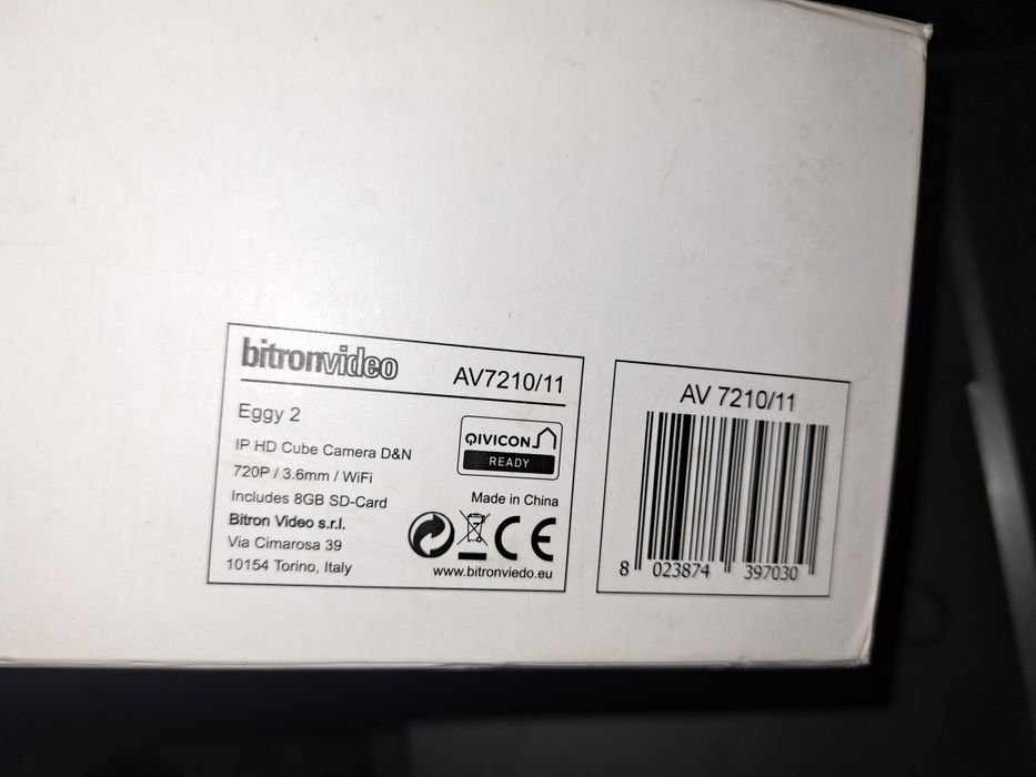 KAMERA KAMERKA WiFi lan SD bitron eggy nowe